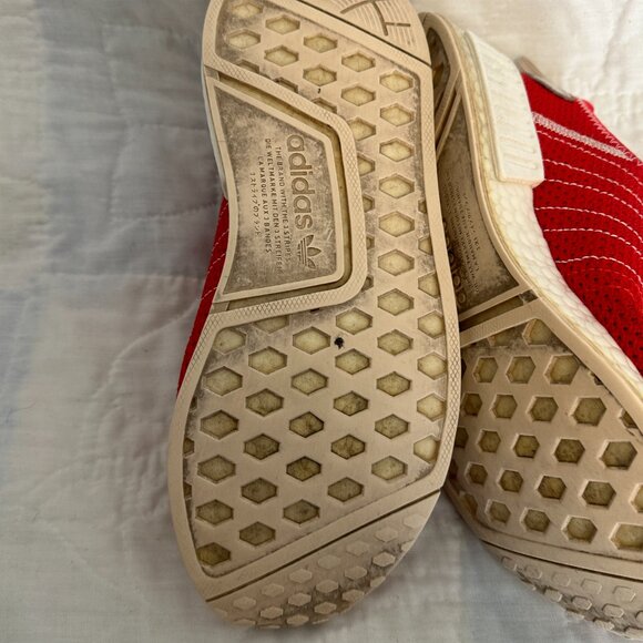 Adidas NMD R1 Active Red Sneaker Size 9 - Picture 7 of 14